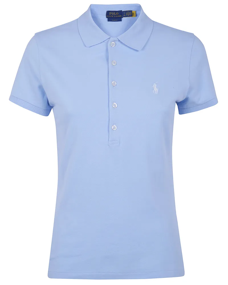 Ralph Lauren Julie" Short Sleeves Polo Shirt Blue