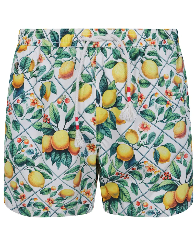 MC2 Saint Barth Swim Shorts Multicolor Ultralight Swim Short "70`S" Pr Multi