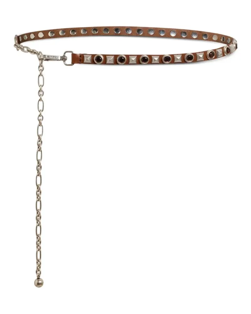 Etro Belt Studs 1,5 Cm Brown