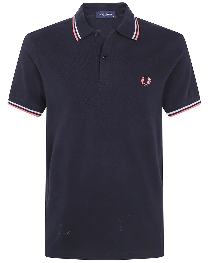 Fred Perry T-Shirt Short Sleeve "Tipped Fred Perry Shirt Black