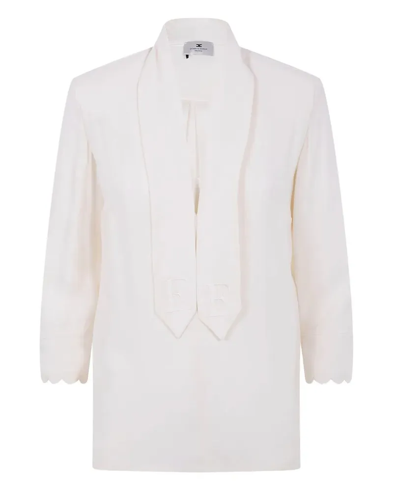 Elisabetta Franchi 3/4 Sleeve Shirt White
