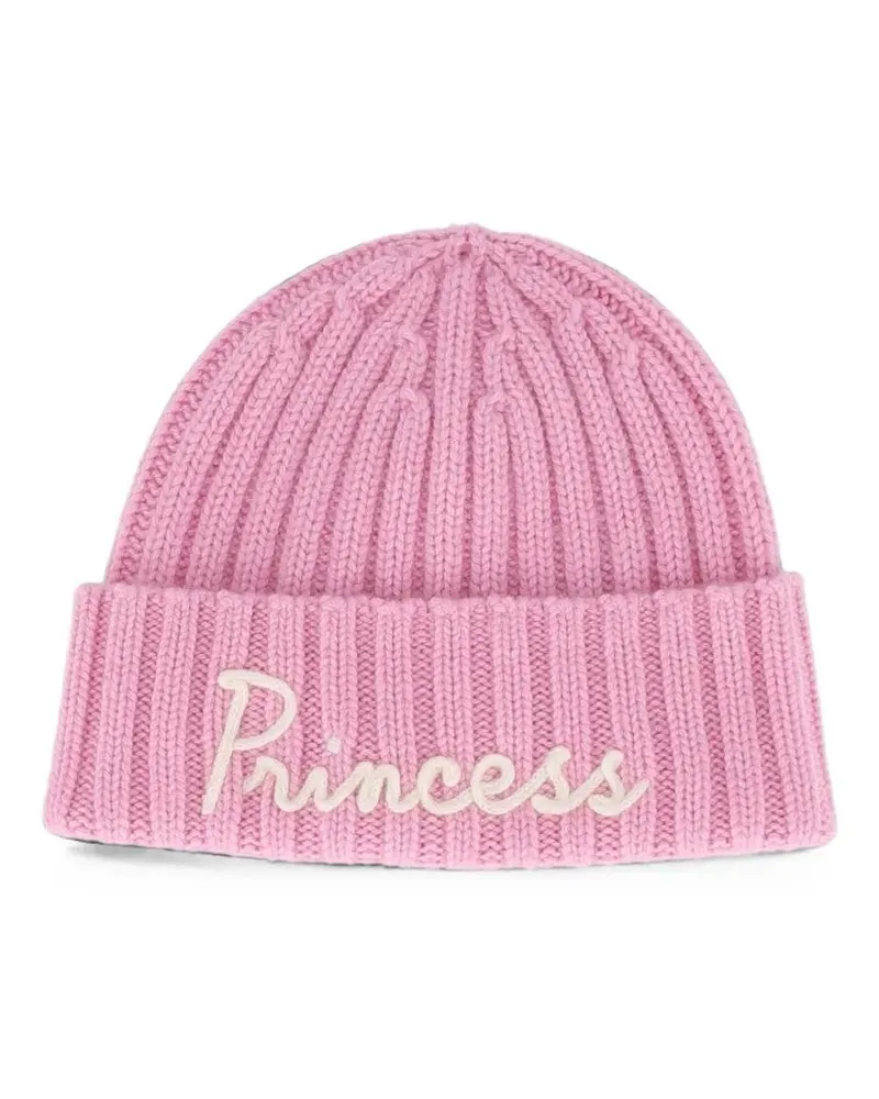 MC2 Saint Barth Hat Embroidered "Wengen W Jr Pink