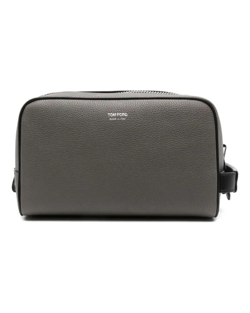 Tom Ford Accessori Vanity Case In Pelle Gray