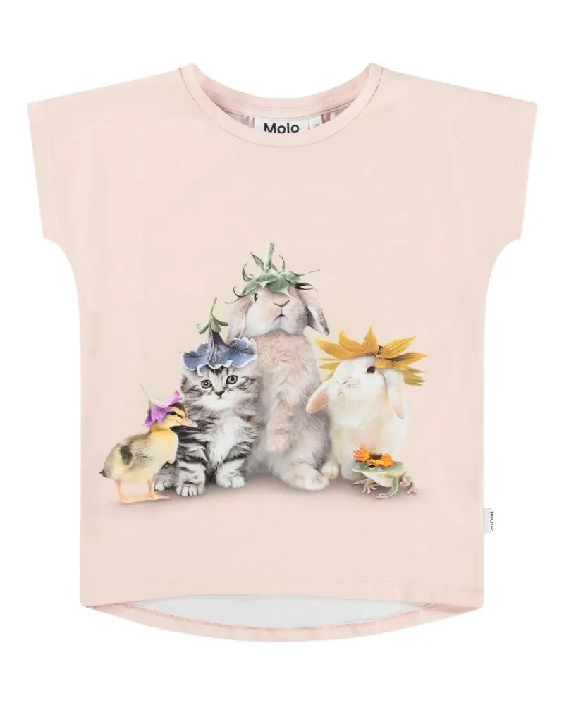 Molo Ragnhilde" Short Sleeves T-Shirt White