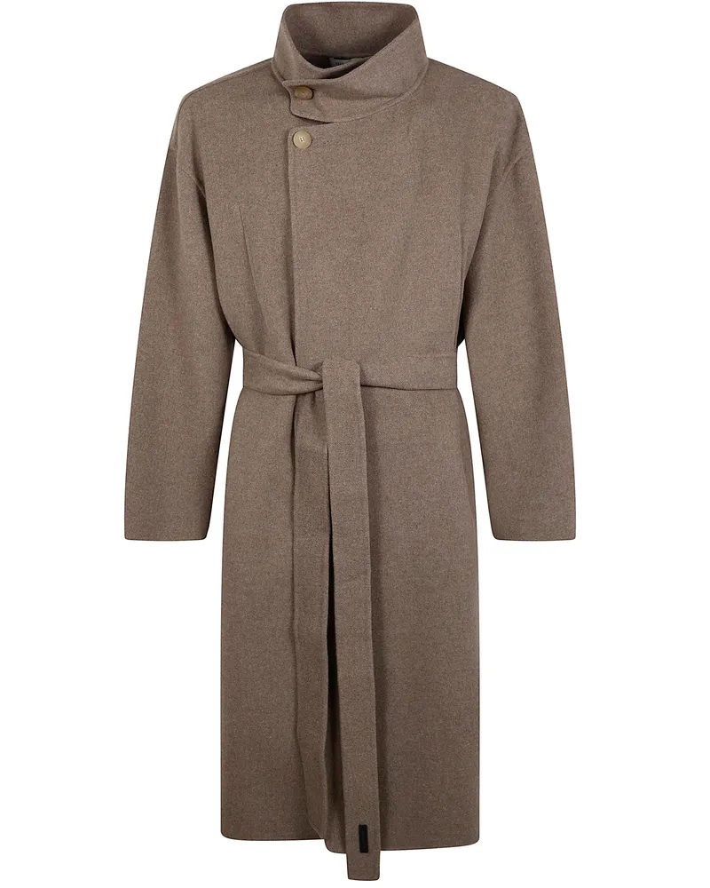 Fear of God Highneck Coat Brown