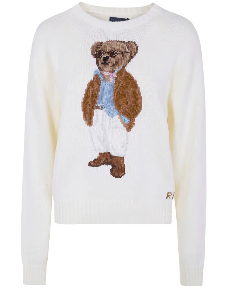 Ralph Lauren Bear" Pullover Beige