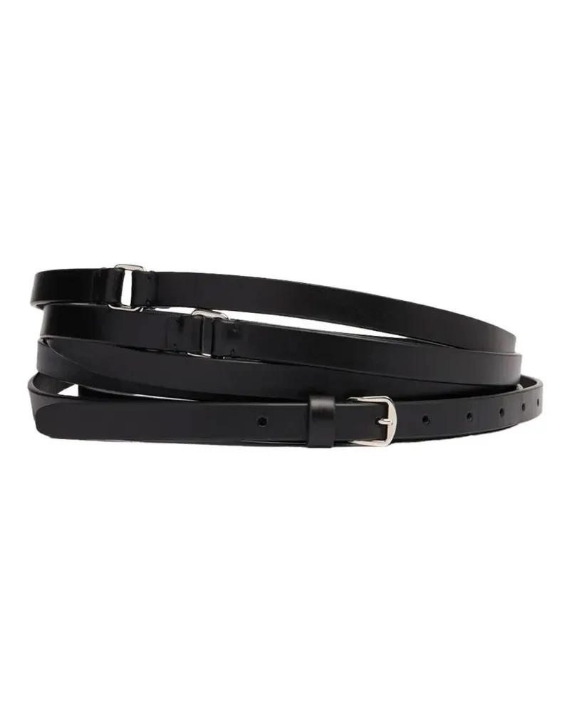Ann Demeulemeester Belt Triple Wrap "Kepa Black