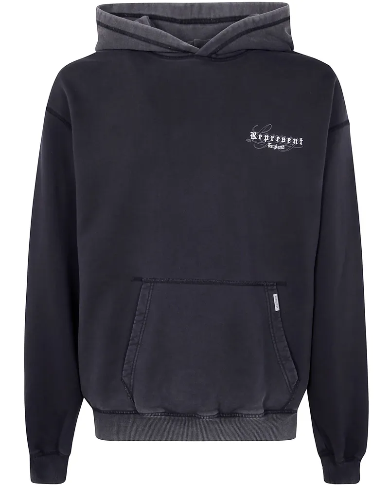 REPRESENT Represent Legacy Overprint" Hoodie Black
