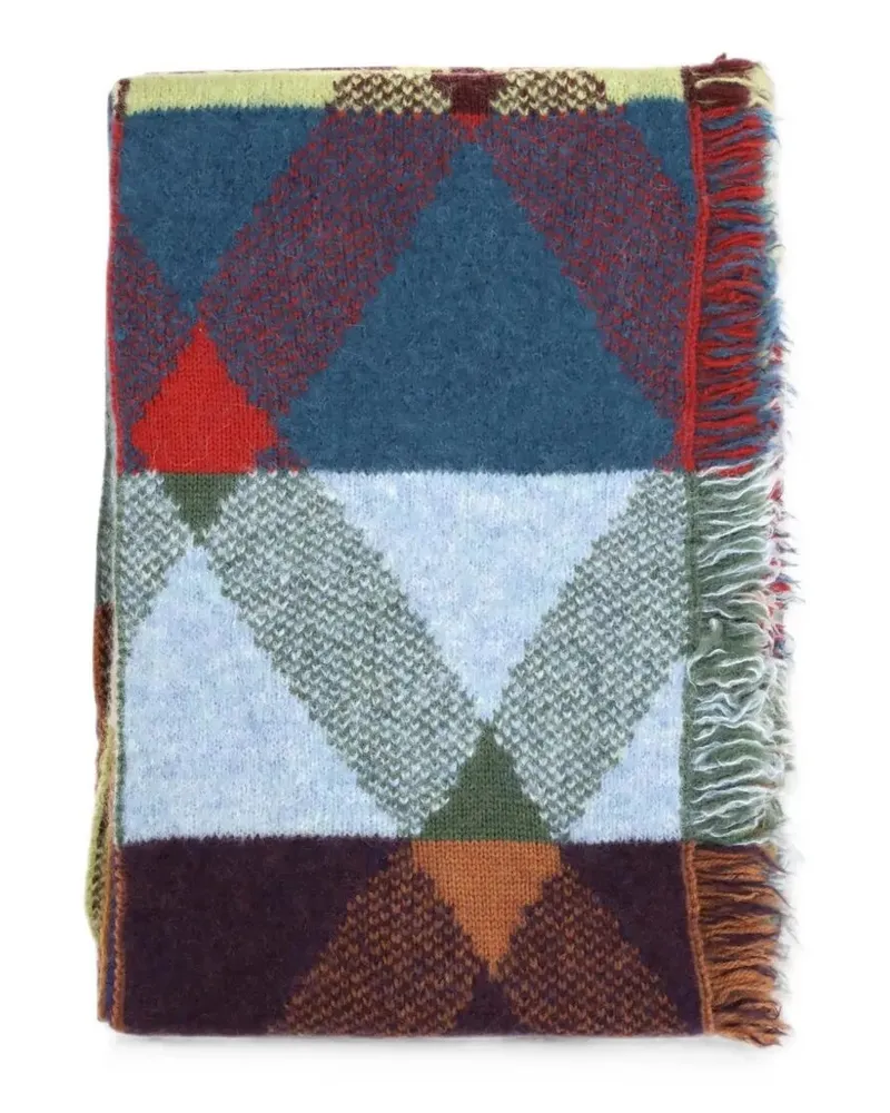 Dries van Noten Scarf Wool Blend "Mati Blue
