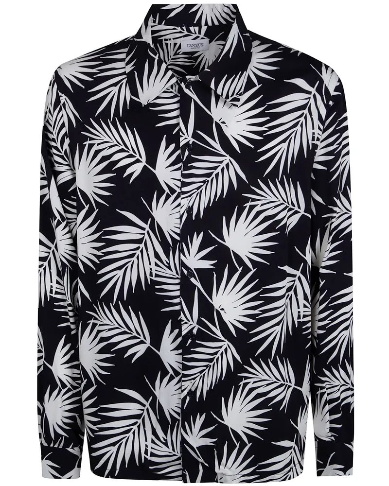 Laneus Shirt Boxy Fit Man Black