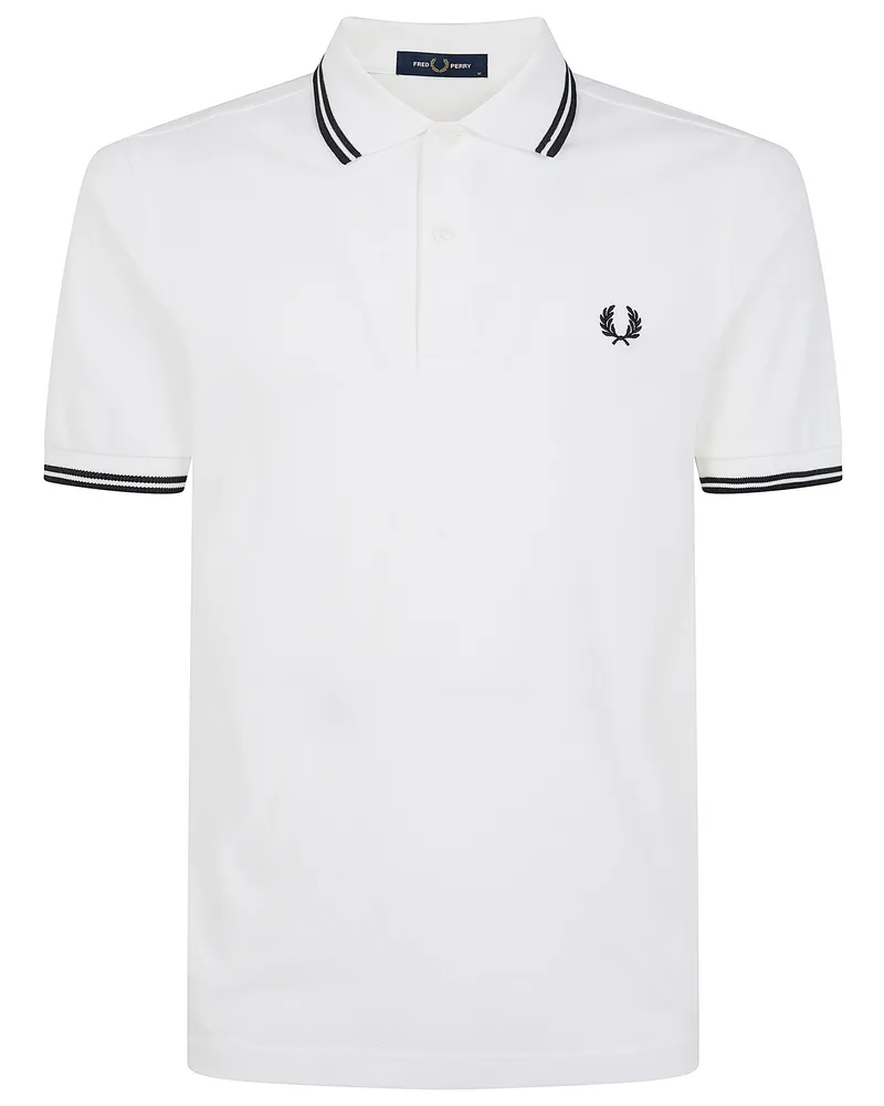Fred Perry T-Shirt Collo Polo "Tipped Fred Perry Shirt White
