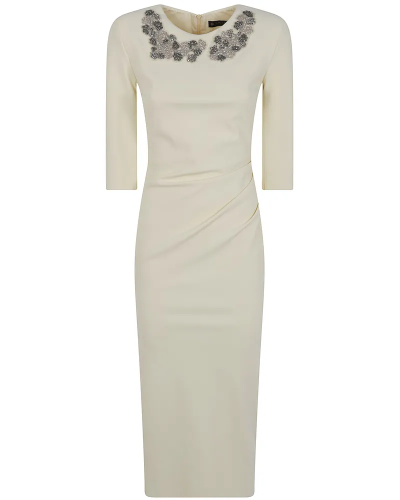 Chiara Boni Dress Midi Zip "Shire White