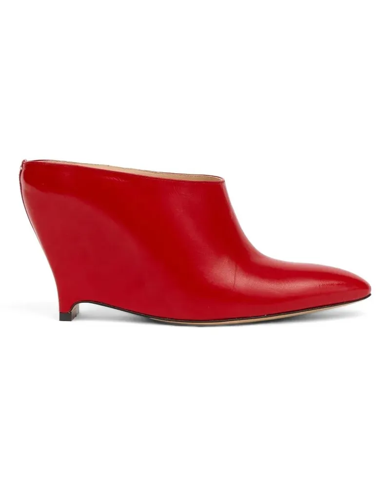Maison Margiela Boots Heel-Less Mules "H80 Red