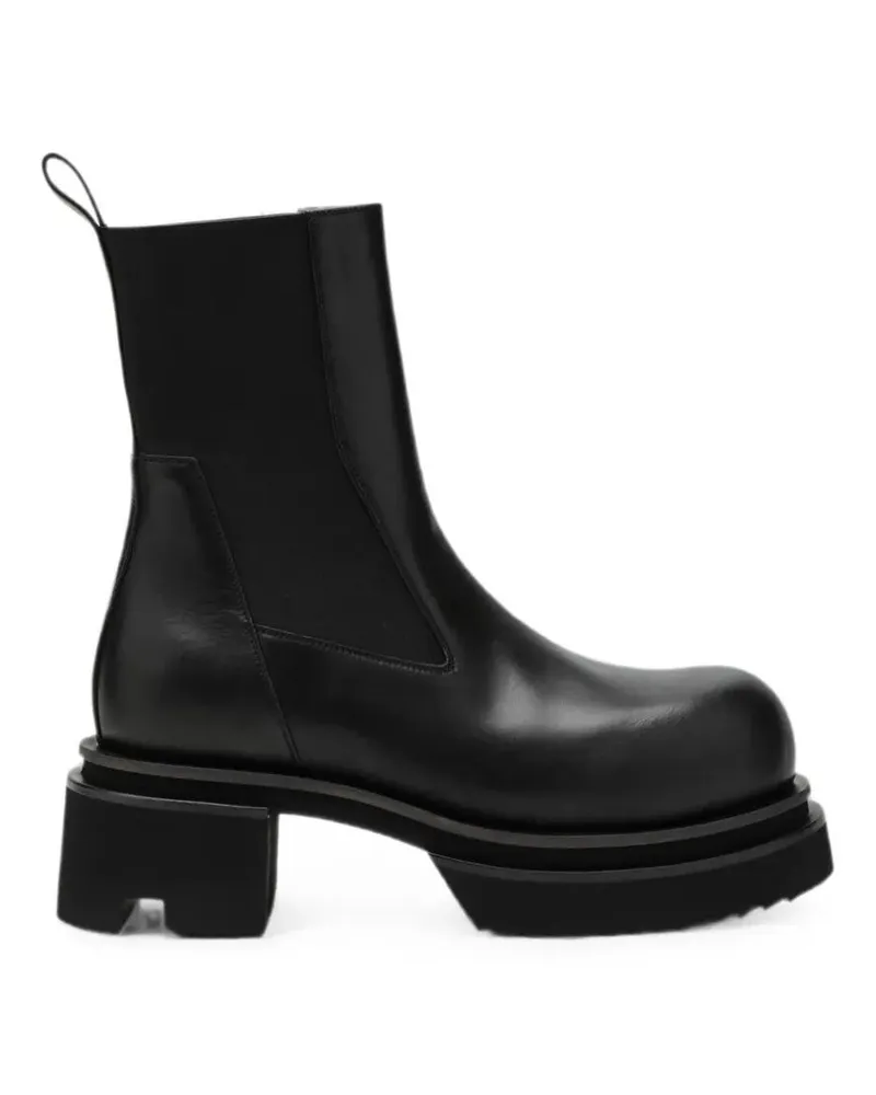 Rick Owens Boots Leather "Beatle Bogun Black