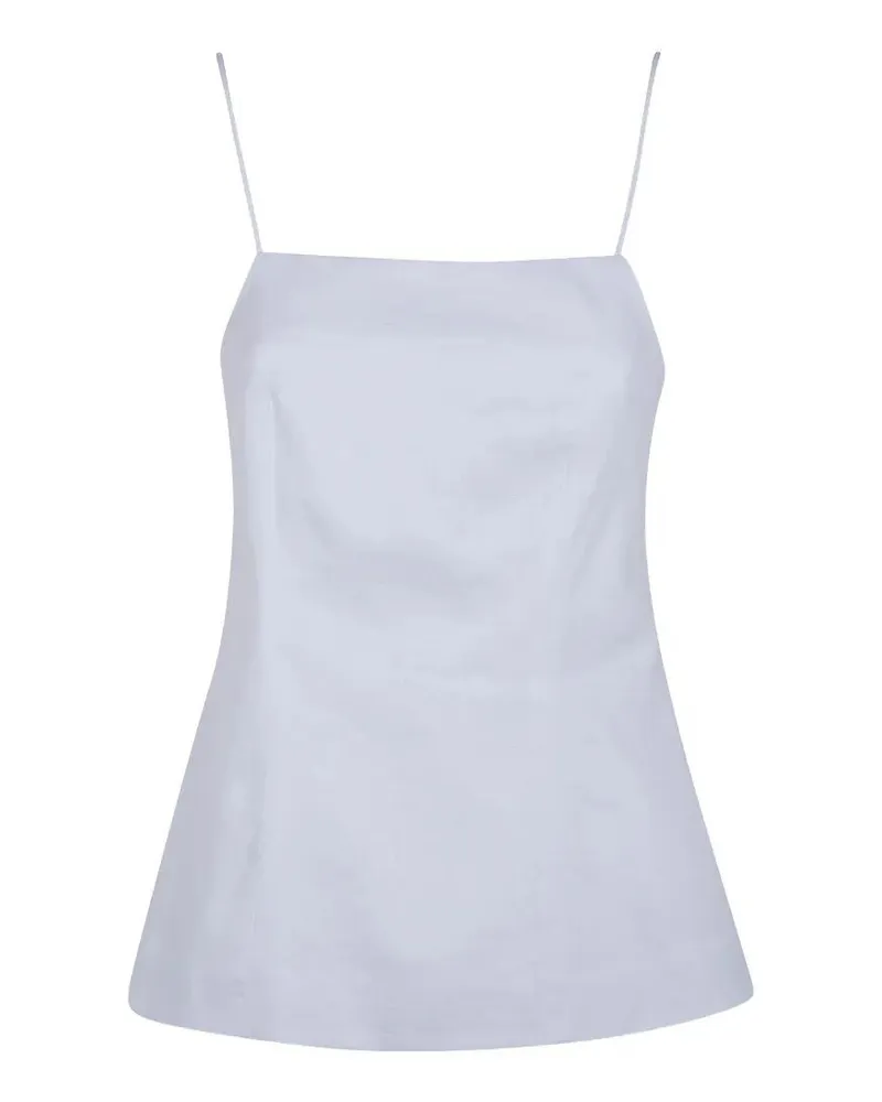 Semicouture Linen Top White