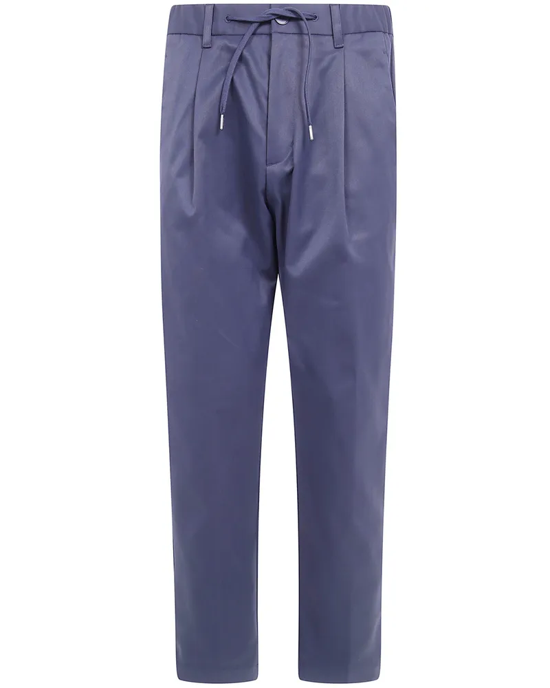 Herno Trousers Classic Man Blue