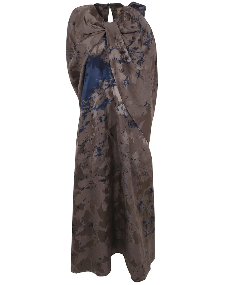 Uma Wang Dress "Appli Brown