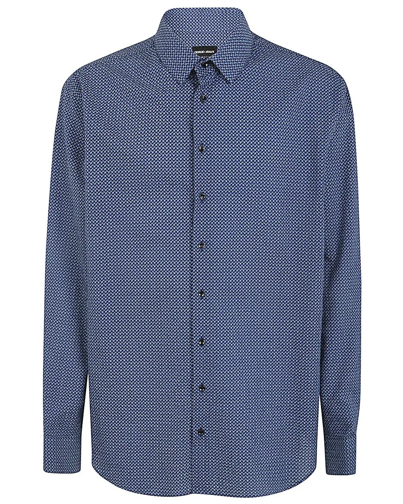 Giorgio Armani Fantasy Shirt Blue