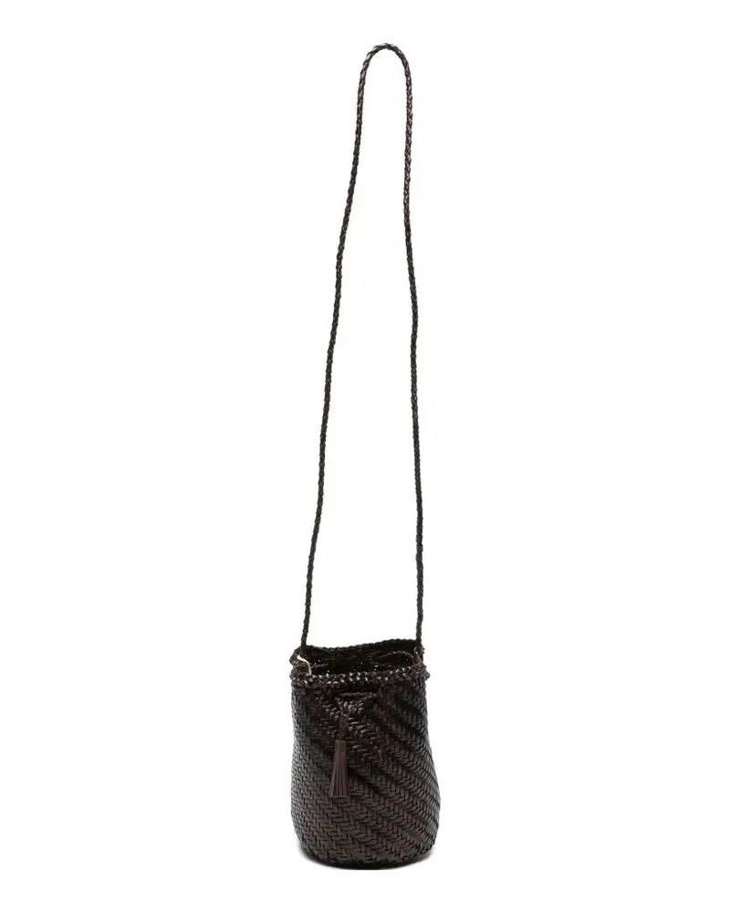 Dragon Diffusion Pompom Double Jump" Bag Brown