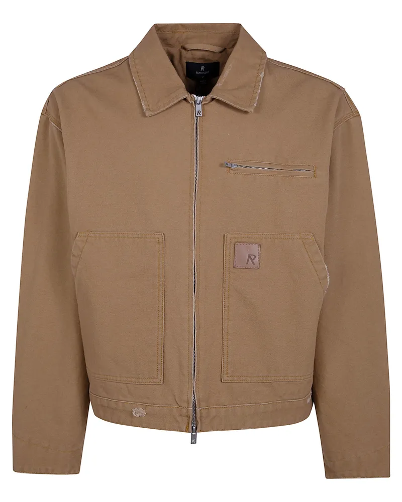 REPRESENT Worker Jacket Beige