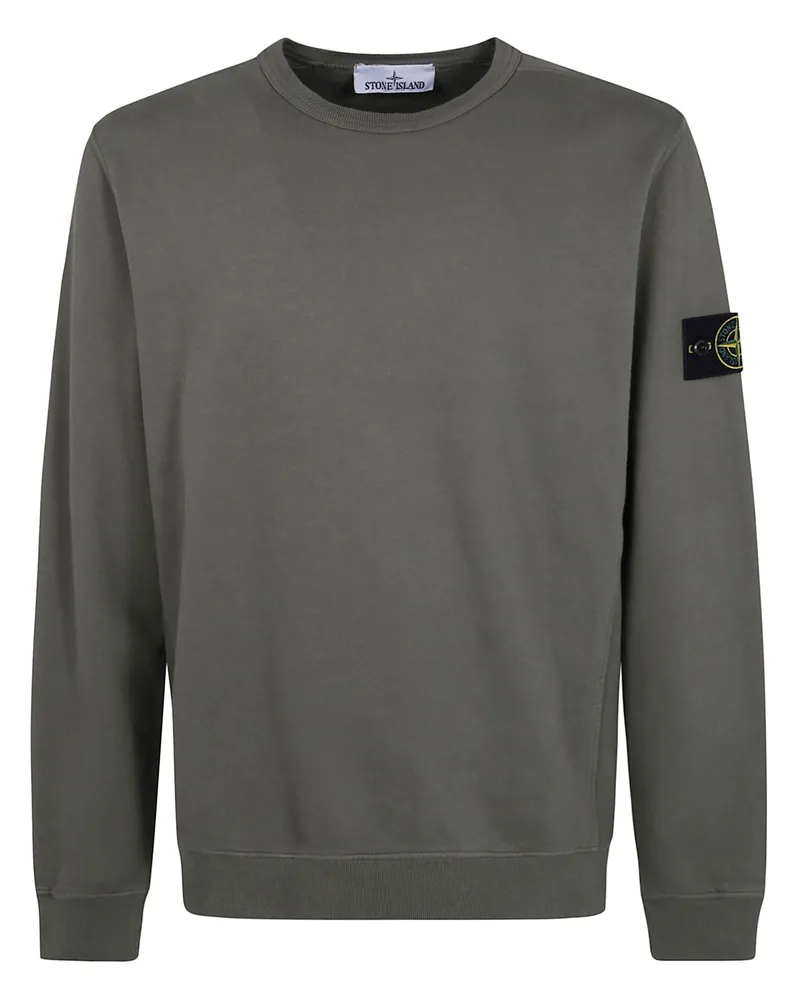Stone Island Sweatshirt Round Neck "61000 Green
