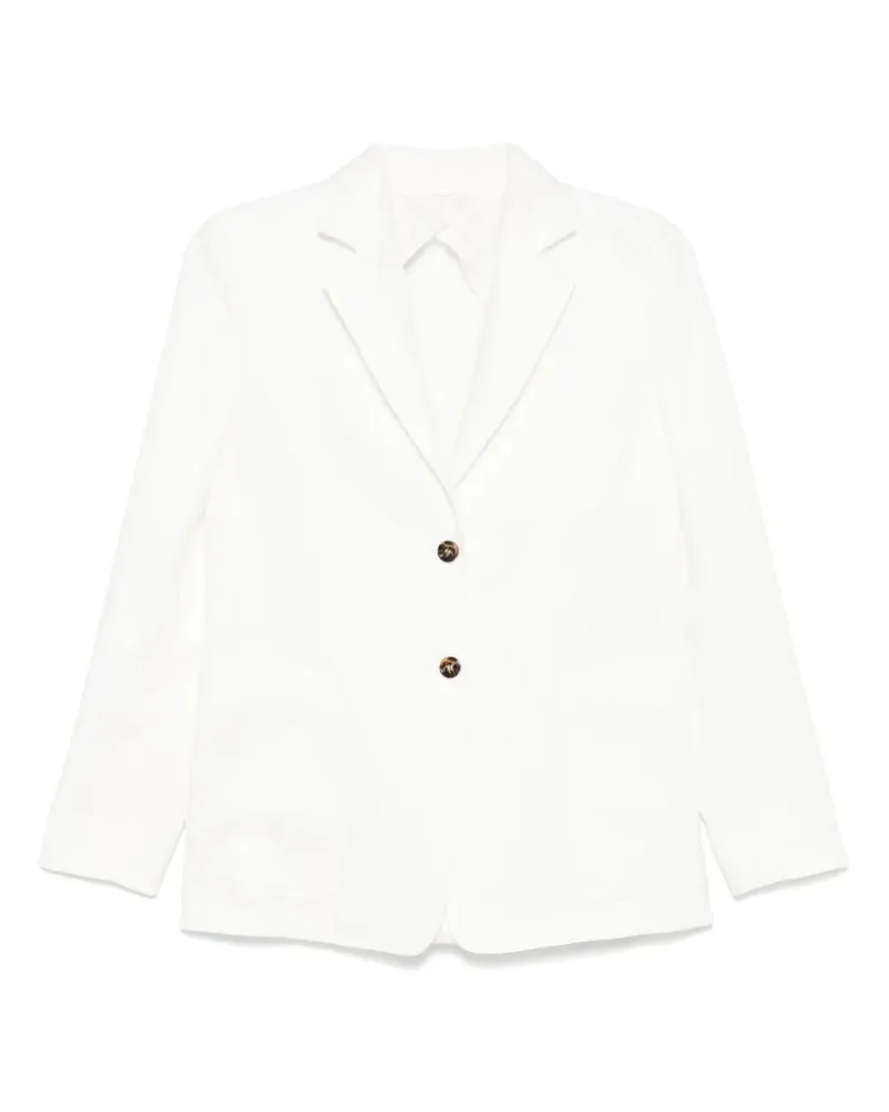 Max Mara Guglia Linen Blazer Jacket White