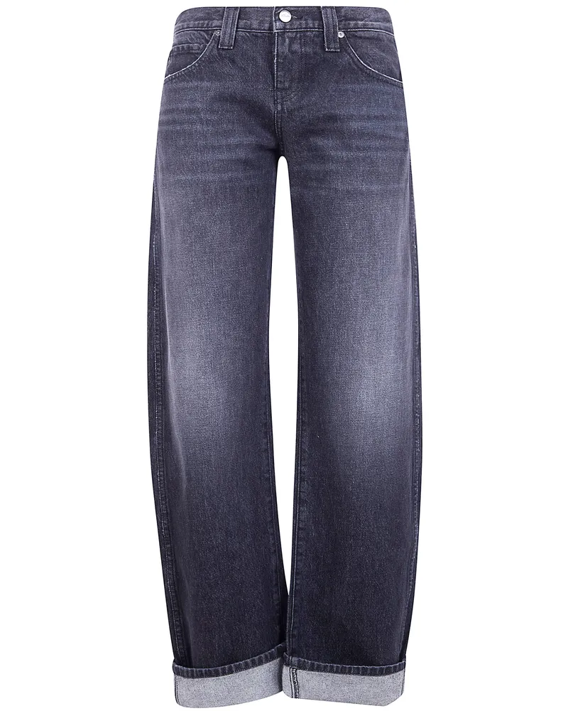 KHAITE Karo" Wide Leg Jeans Gray