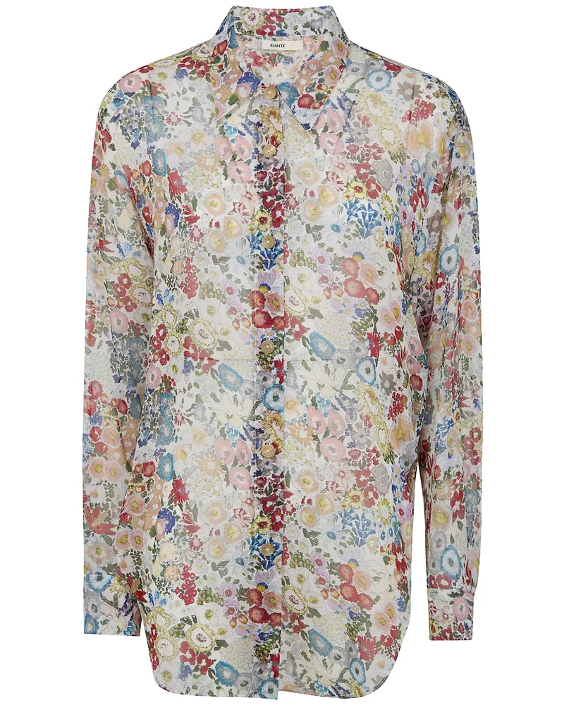 KHAITE Goya" Regular Shirt Beige