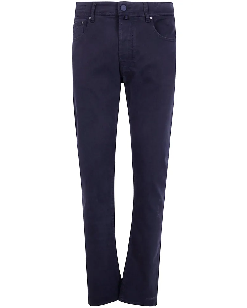 Jacob Cohën Pant 5 Pockets Slim Fit Bard Tr Trousers Blue