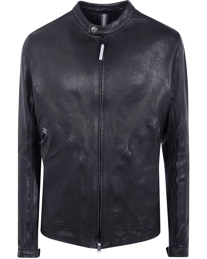 Isaac Sellam Leather Jacket Classic Stretch "Syderal Brown