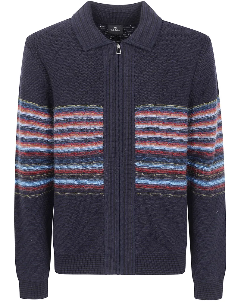 Paul Smith Sweater Zip Thru "M2r. A075.W22841 49 Blue Blue