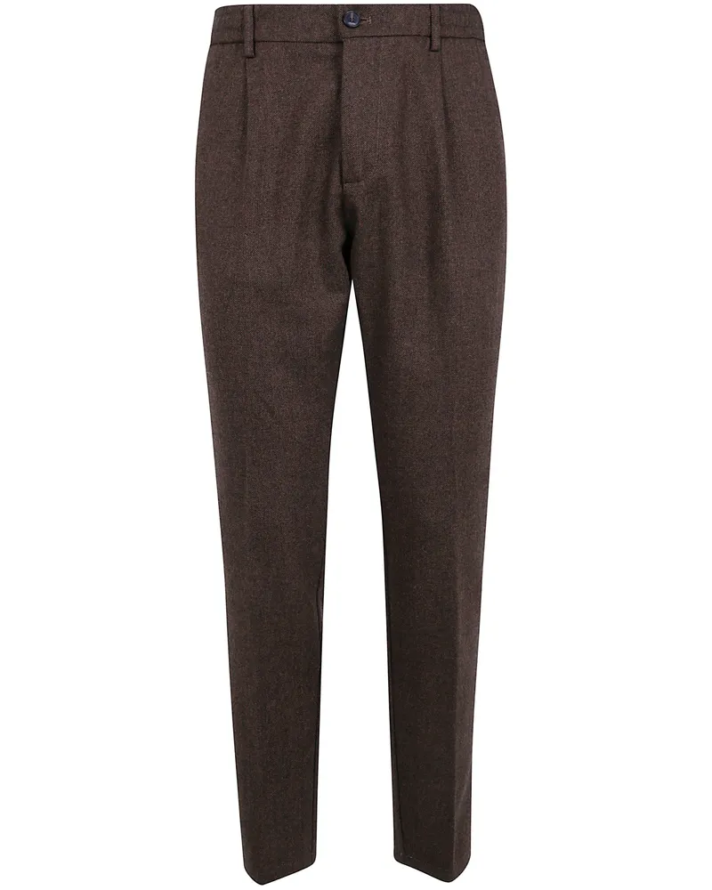 CRUNA Pants Elastic Waist Drawstring "Mitte Brown