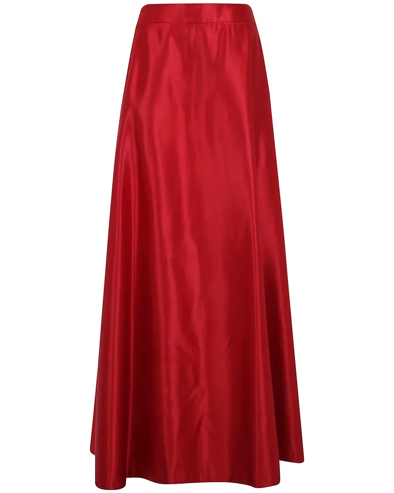 Ralph Lauren Skirt A-Line Woven A-Line Skirt Red
