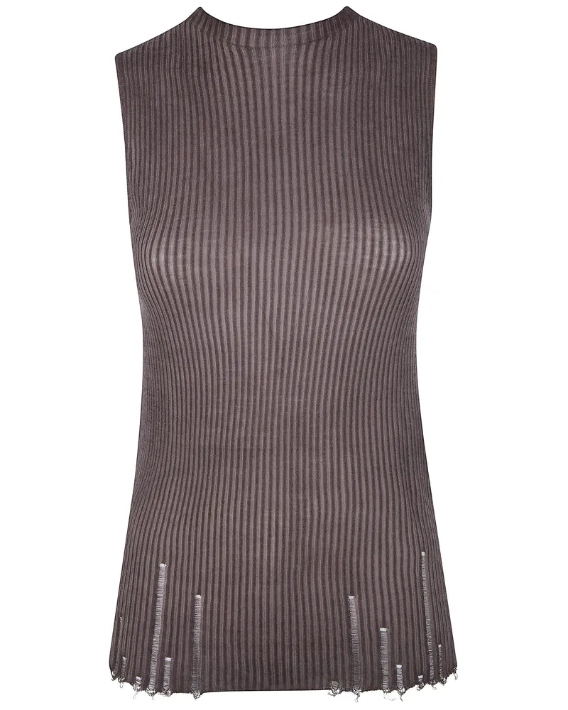 Uma Wang Sleeveless Top Brown