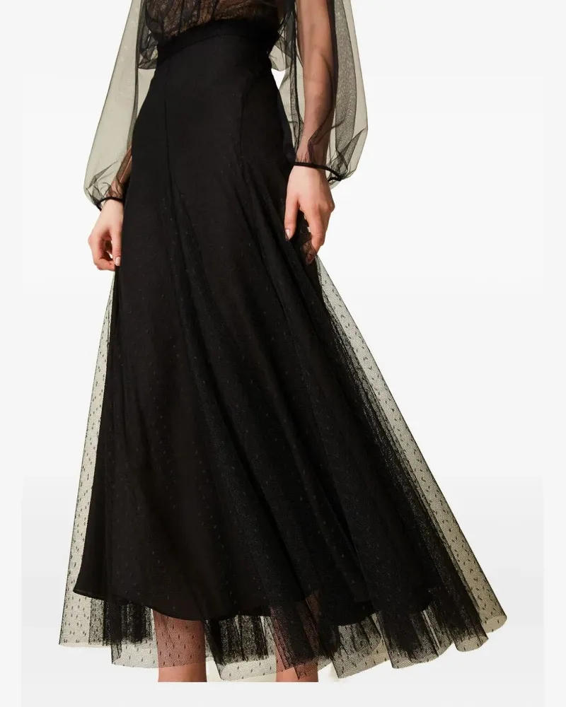 Twin-Set Long Skirt Black