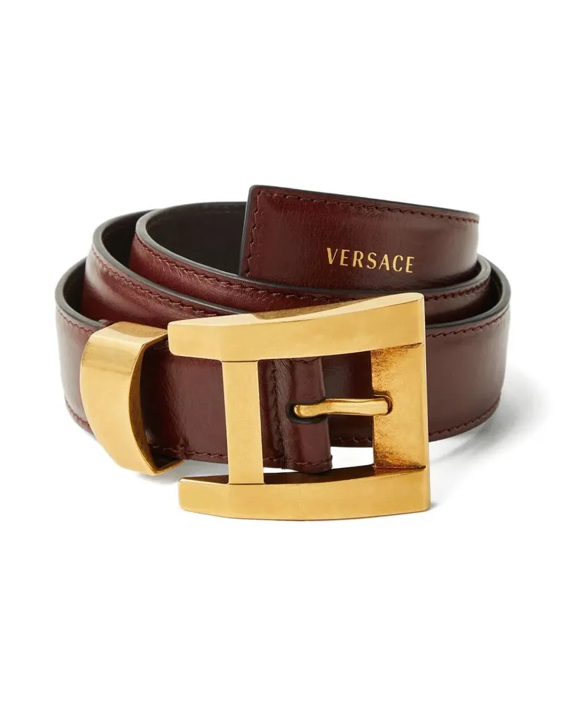 Versace Belt H.30 Calf Leather Pink