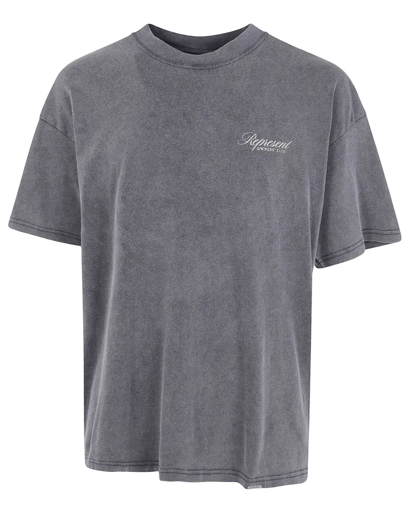 REPRESENT Represent Owners Club Script" T-Shirt Gray