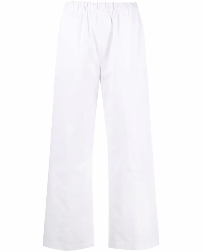 ASPESI Wide Leg Trousers White