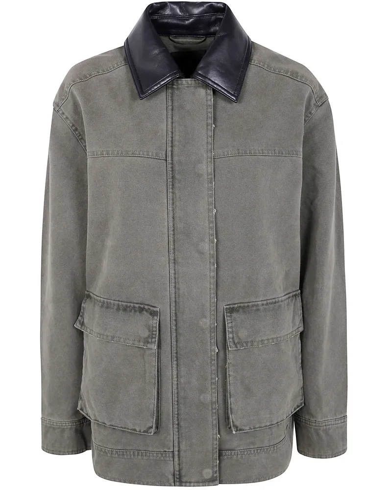 Anine Bing Sean Army Jacket Green