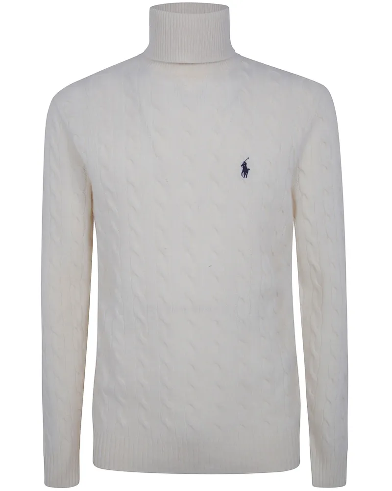Ralph Lauren Long Sleeve Sweater Andover Cream White