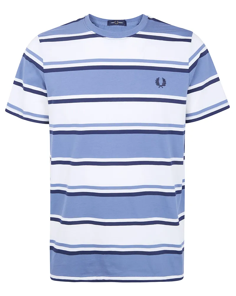 Fred Perry Fred Perry" Bold Striped T-Shirt Blue