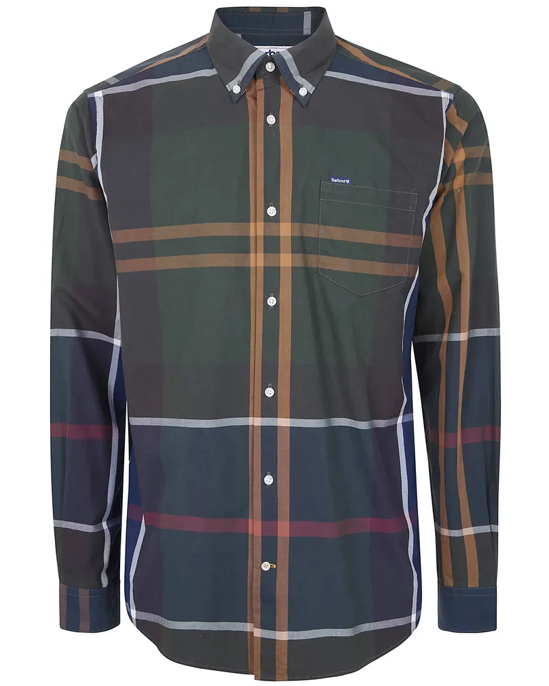 Barbour Harris" Tailored Shirt Green