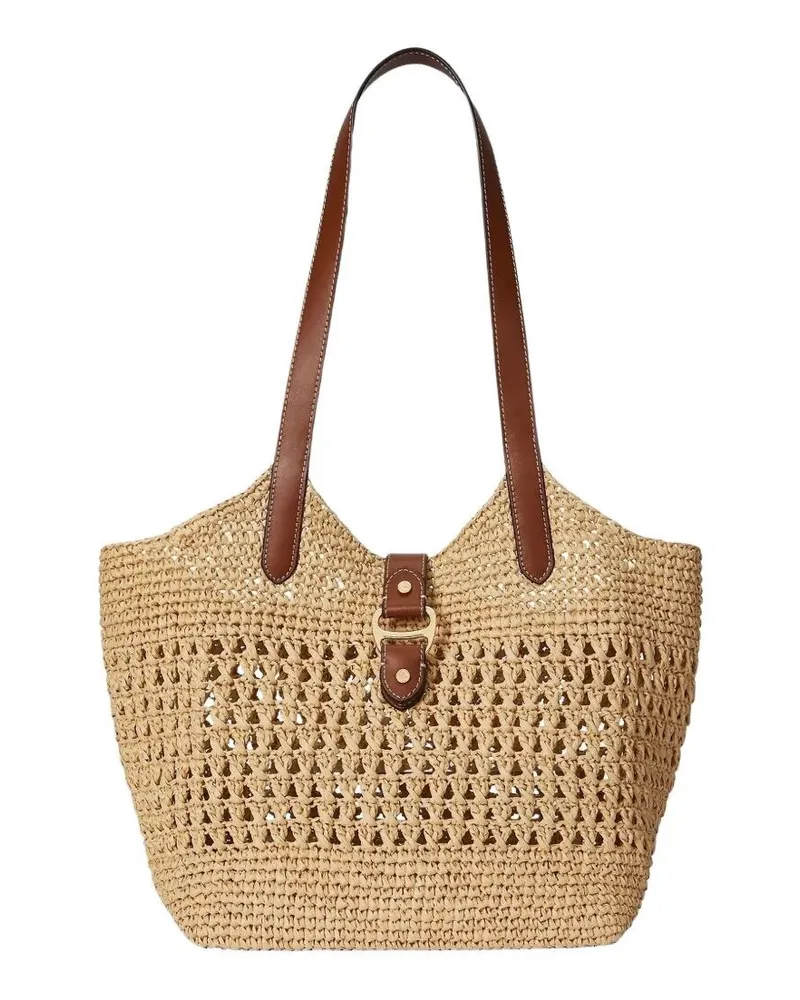 Ralph Lauren Tasha Stew Large Tote Bag Beige