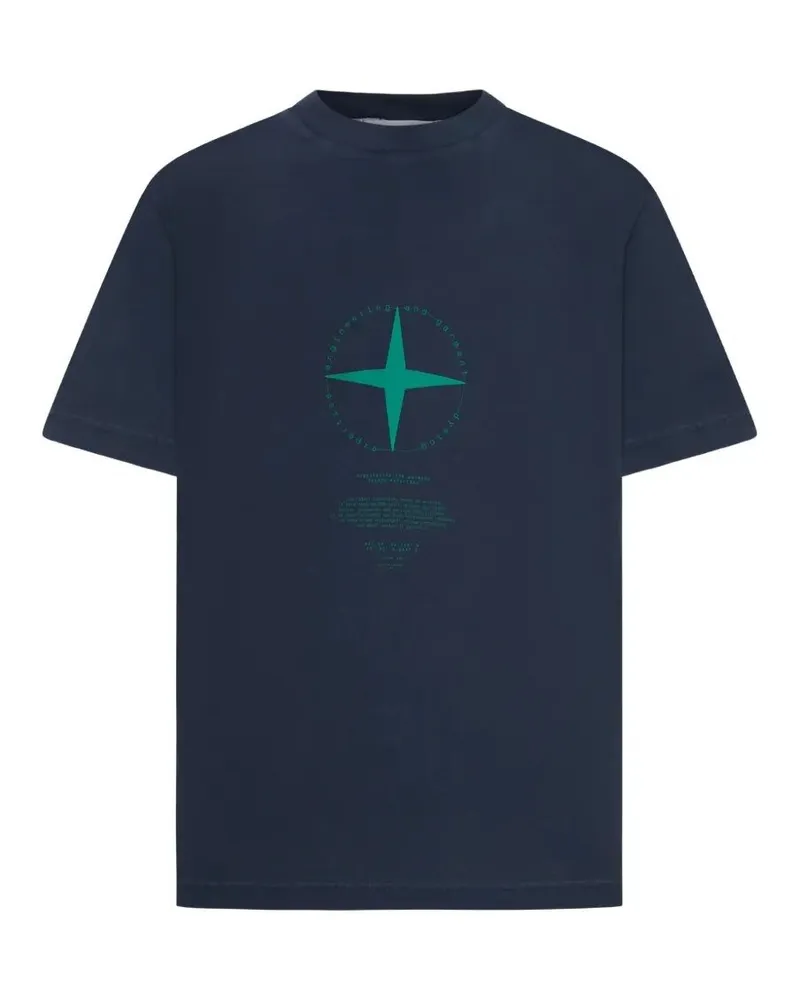 Stone Island Short Sleeves T-Shirt Blue