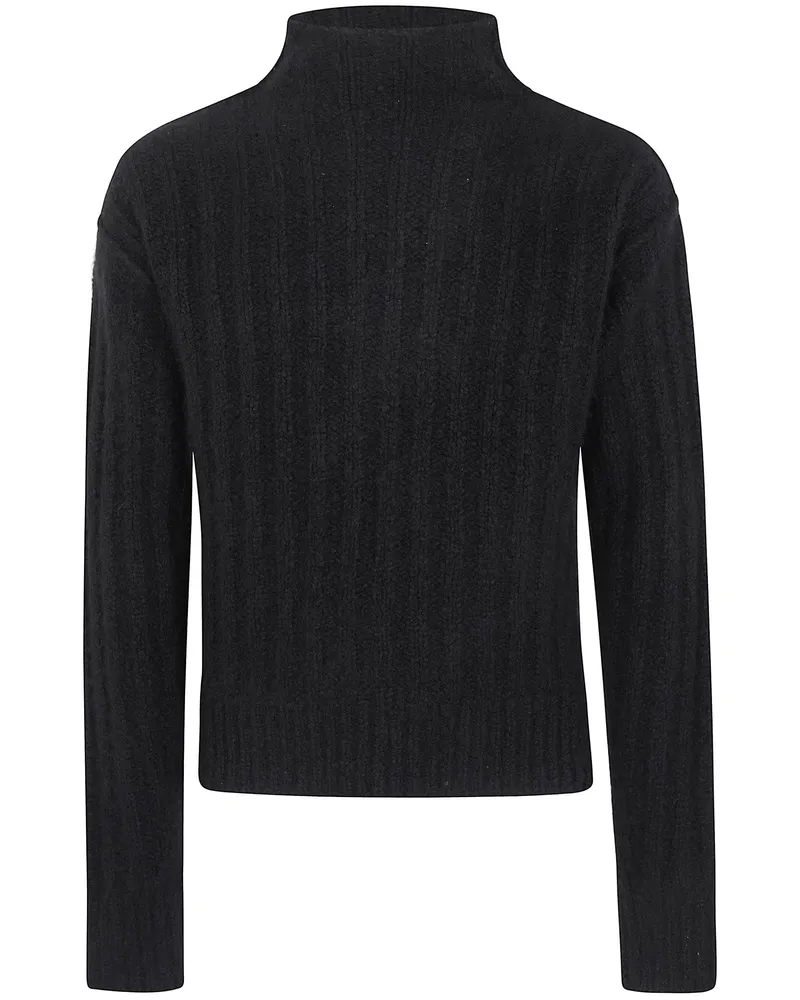 Rick Owens Sweater Turtle Neck "Rr02f4678.Ribwse 09 Black