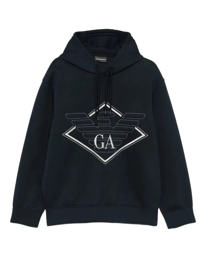 Emporio Armani Hooded Sweatshirt Blue