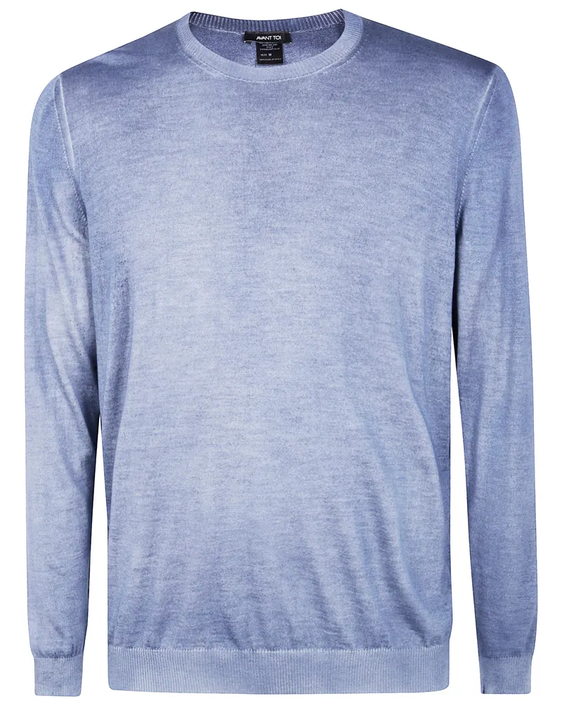 Avant Toi Crewneck Sweater Blue