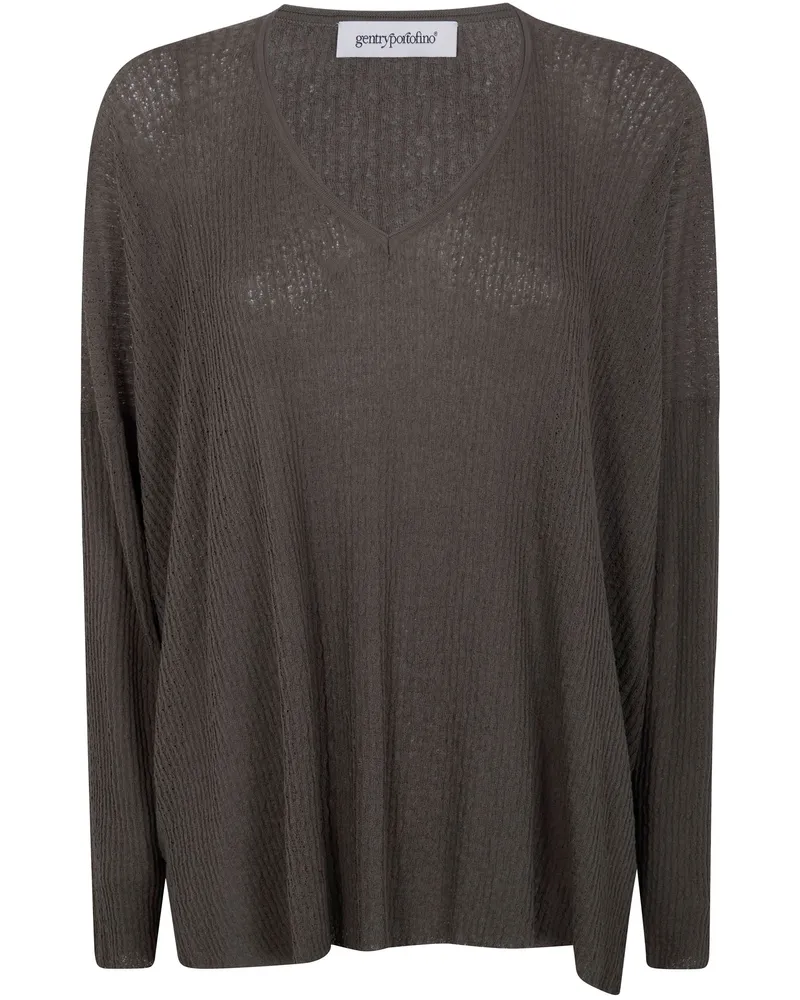 Gentryportofino Knit Sweater Green