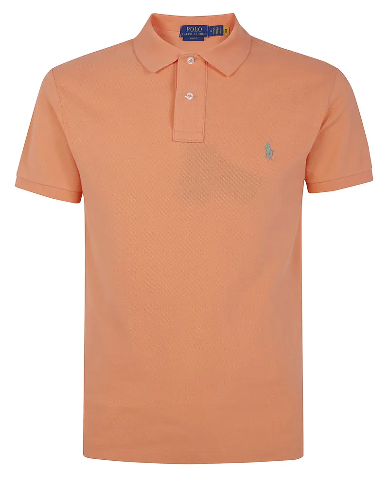 Ralph Lauren Short Sleeves Knit Classic Logo Polo Shirt Yellow