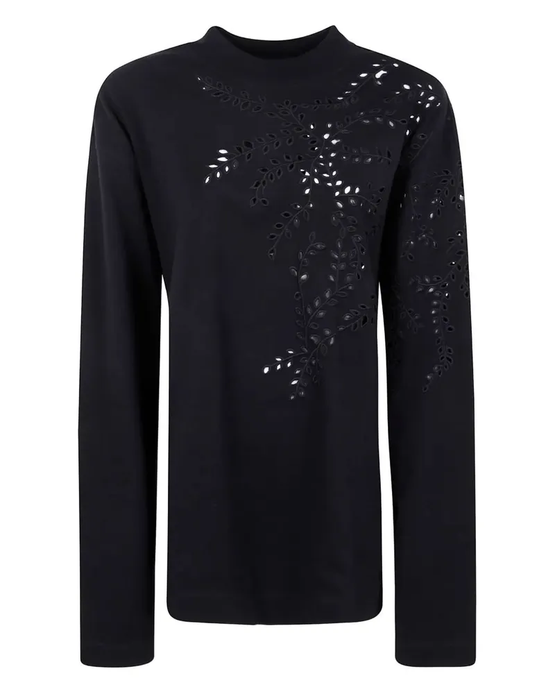 Dries van Noten Heger Emb 1603Wk Ls T-Shirt Black